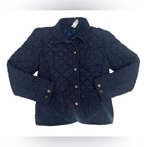 Ralph Lauren Boy Guilted Jacket Snaps Blue Size L‎ 12/14
